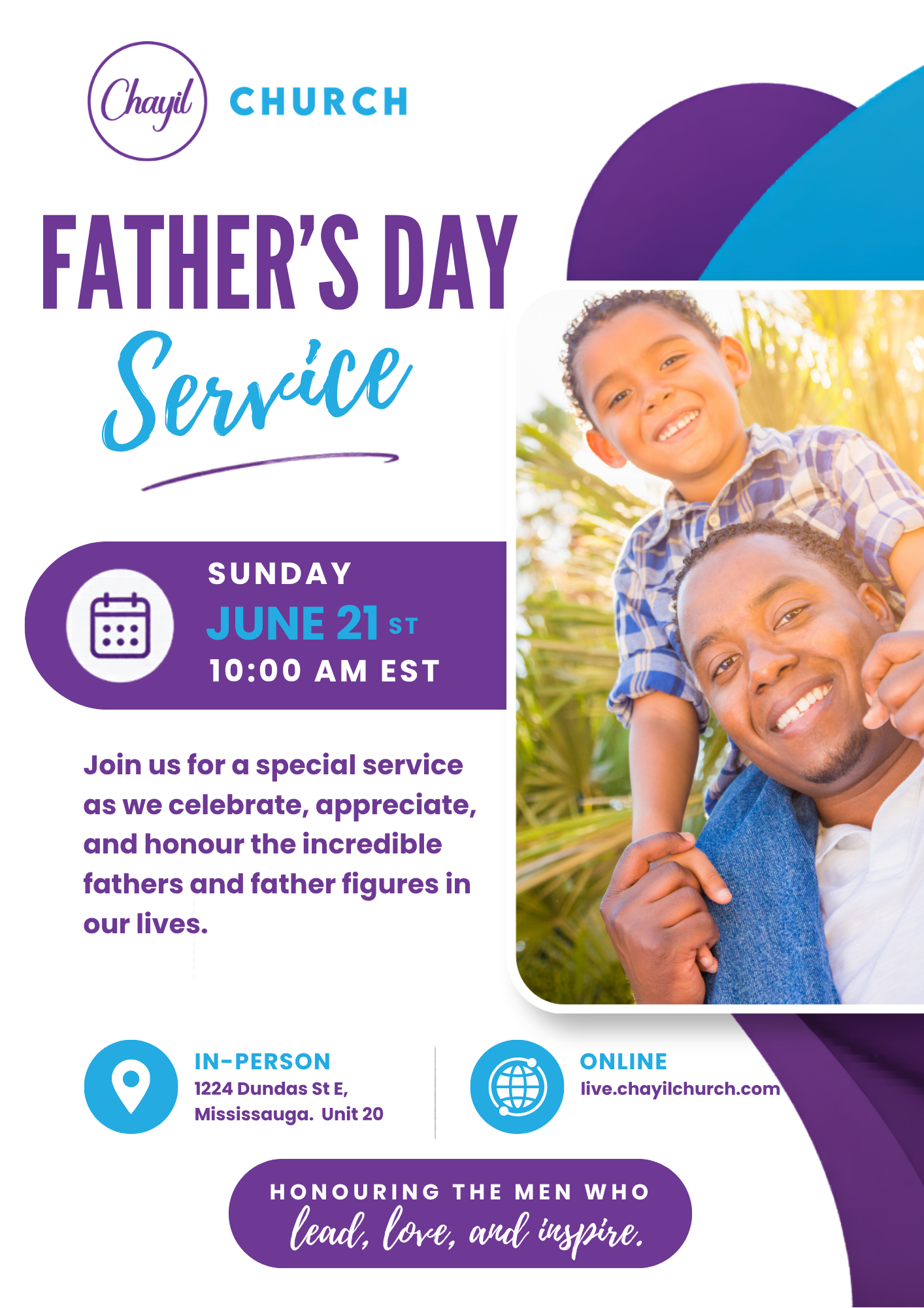 Chayil Church - Fathers Day Flyer (1)