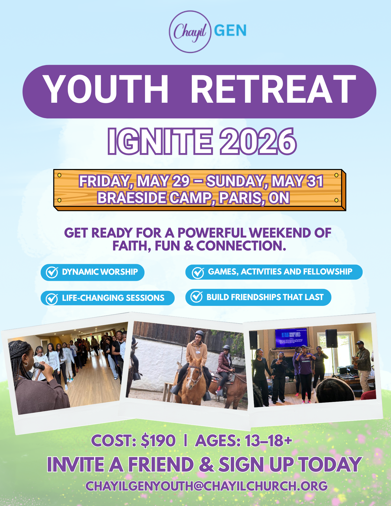Chayil Church - Youth Retreat 2026 V2